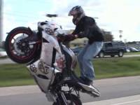 Вилли на байке