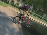 По волне на велосипеде