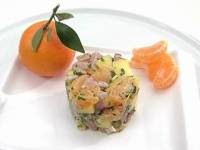 Тунец «Тар-тар» с апельсиновым соусом