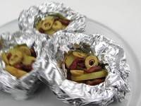 Печеный картофель с грибами