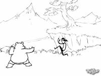 Кунг-фу Медведь  против У-лю-лю Кенга