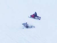 Гонки на снегоходах