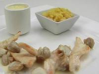 Курица со сливками