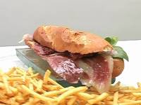 Багет с Иберской ветчиной