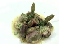 Артишоки и зеленая спаржа