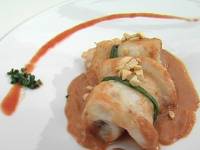 Морской язык с арахисовым соусом