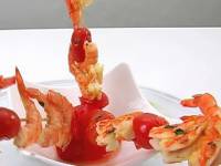 Креветки кебаб