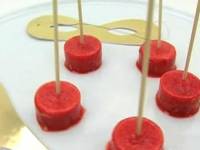 Ледяные леденцы из клубники и киви