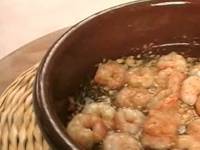 Креветки с чесноком