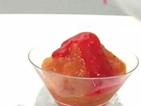 Щербет из папайи и малины