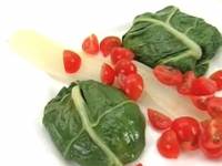 Мангольд фаршированный лососем