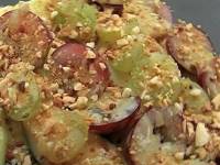 Виноград с яблоком забаглионе