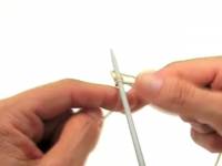 Набирание одной спицей